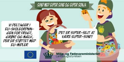 Sund med Super Sune og Super Sonja.