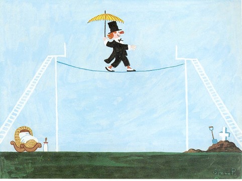 Illustration af linedanser